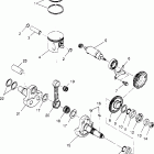 BIG BOSS 6X6 400L - W958740 Piston and crankshaft 6x6 400l, u.s. w958740, swed...