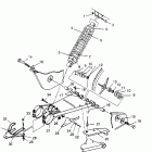 TRAIL BOSS 250 - W958527 Swing arm / shock mounting  trail boss w958527