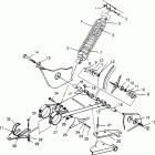 MAGNUM 2X4 - W957544 Swing arm / shock mounting  (after serial #2275881...