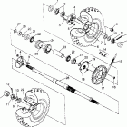 MAGNUM 2X4 - W957544 Rear wheel drive assembly  (prior to serial #22958...