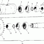 XPLORER - W959140 Center tightener assembly  xplorer 4x4 w959140