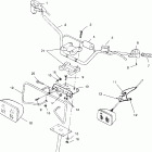 SCRAMBLER 4X4 - W957840 Handlebar / headlight assembly scrambler w957840