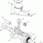 300 2X4 - W957530 Crankshaft and piston  2x4 300 w957530