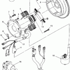 TRAIL BOSS 250 - W958527 Magneto assembly trail boss w958527