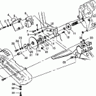 300 4X4 - W958130 Gearcase / brake and chain cover mounting 4x4 300 ...