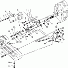 400L 4X4 - W948140 Gearcase / brake and chain cover mounting  4x4 400...