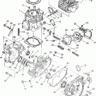 400L 6X6  SWEDISH - S948740 Crankcase and cylinder 6x6 400l, swedish s948740 a...