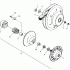 400L 4X4 SWEDISH -  S948140 Driven clutch assembly swedish 4x4 400l s948140