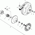 TRAIL BOSS - W948527 Driven clutch assembly trail boss w948527