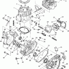 400L 4X4 SWEDISH -  S948140 Crankcase and cylinder swedish 4x4 400l s948140