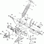 400L 4X4 SWEDISH -  S948140 Swing arm / shock mounting swedish 4x4 400l s94814...