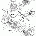 400L 2X4 - W947540 Crankcase and cylinder 2x4 400l w947540