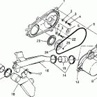 TRAIL BOSS - W948527 Clutch cover assembly trail boss w948527