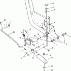 400L 6X6  SWEDISH - S948740 Foot pedal and parking brake assembly 6x6 400l, sw...