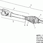 400L 4X4 SWEDISH -  S948140 Cv joint swedish 4x4 400l s948140
