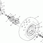 TRAIL BOSS - W948527 Front wheel assembly trail boss w948527