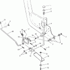 400L 4X4 SWEDISH -  S948140 Foot pedal and parking brake  assembly swedish 4x4...