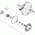 400L 4X4 - W948140 Driven clutch assembly  4x4 400l w948140