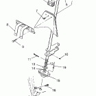 400L 4X4 SWEDISH -  S948140 Steering post assembly swedish 4x4 400l s948140