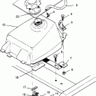TRAIL BLAZER - W947221 Fuel tank assembly trail blazer w947221