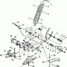 TRAIL BOSS - W948527 Swing arm / shock mounting trail boss w948527