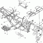 400L 6X6  SWEDISH - S948740 Bumper / rack mounting 6x6 400l, swedish s948740 a...
