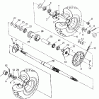 400L 4X4 SWEDISH -  S948140 Rear wheel drive assembly swedish 4x4 400l s948140
