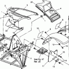 TRAIL BOSS - W948527 Front cab assembly trail boss w948527