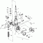 400L 6X6  SWEDISH - S948740 Front strut assembly 6x6 400l, swedish s948740 and...