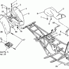 400L 6X6  SWEDISH - S948740 Rear cab assembly 6x6 400l, swedish s948740 and  n...