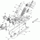 400L 6X6  SWEDISH - S948740 Swing arm weldment (rear) 6x6 400l, swedish s94874...