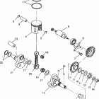 400L 6X6  SWEDISH - S948740 Piston and crankshaft 6x6 400l, swedish s948740 an...