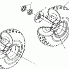 400L 6X6  SWEDISH - S948740 Middle wheel assembly 6x6 400l, swedish s948740 an...