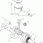 300 4X4 - W948130 Crankshaft and piston 4x4 300 w948130