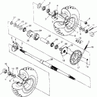 400L 2X4 - W947540 Rear wheel drive assembly 2x4 400l w947540