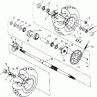 TRAIL BLAZER - W947221 Rear wheel drive assembly trail blazer w947221