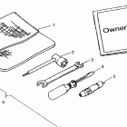 400L 6X6  SWEDISH - S948740 Tool kit assembly 6x6 400l, swedish s948740 and  n...