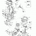 Traxter, 7405/7406 Crankshaft, pistons and cylinder