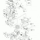 Traxter, 7400/7401 Crankshaft, pistons and cylinder