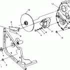 W938527 TRAIL BOSS Gearcase / rear brake mounting trail boss w938527