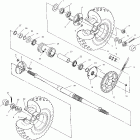 W937527 250 2X4 Rear wheel drive assembly