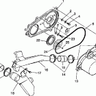 W938527 TRAIL BOSS Clutch cover assembly trail boss w938527
