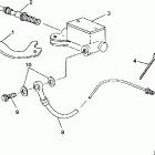 W938727 250 6X6 Controls-rh master cylinder / brake line 6x6 250 w...