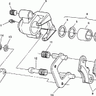 W938527 TRAIL BOSS Front brake assembly trail boss w938527