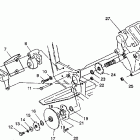 W938039 SPORTSMAN 4X4 Gearcase / brake mounting sportsman 4x4  /  w93803...
