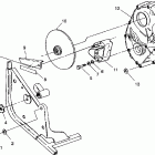 W937221 TRAIL BLAZER Gearcase / rear brake mounting trail blazer w93722...