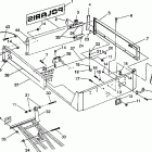 W938739 350L 6X6 Rear bed mounting 6x6 350l w938739