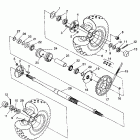 W938039 SPORTSMAN 4X4 Rear wheel drive assembly sportsman 4x4  /  w93803...