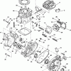 W938039 SPORTSMAN 4X4 Crankcase and cylinder sportsman 4x4  /  w938039