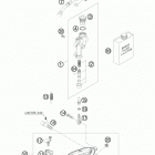TE 300 CHASSIS Тормозной цилиндр задний